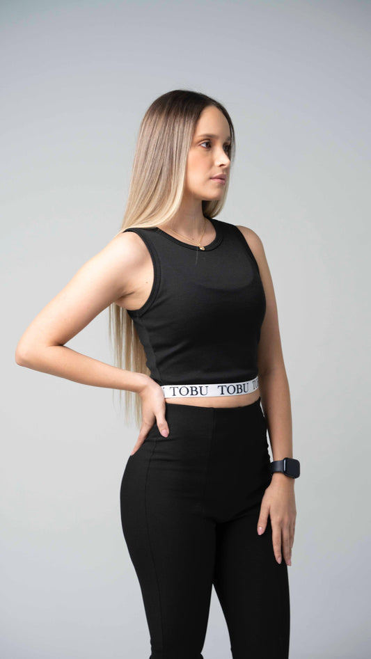 Croptop Negro dama