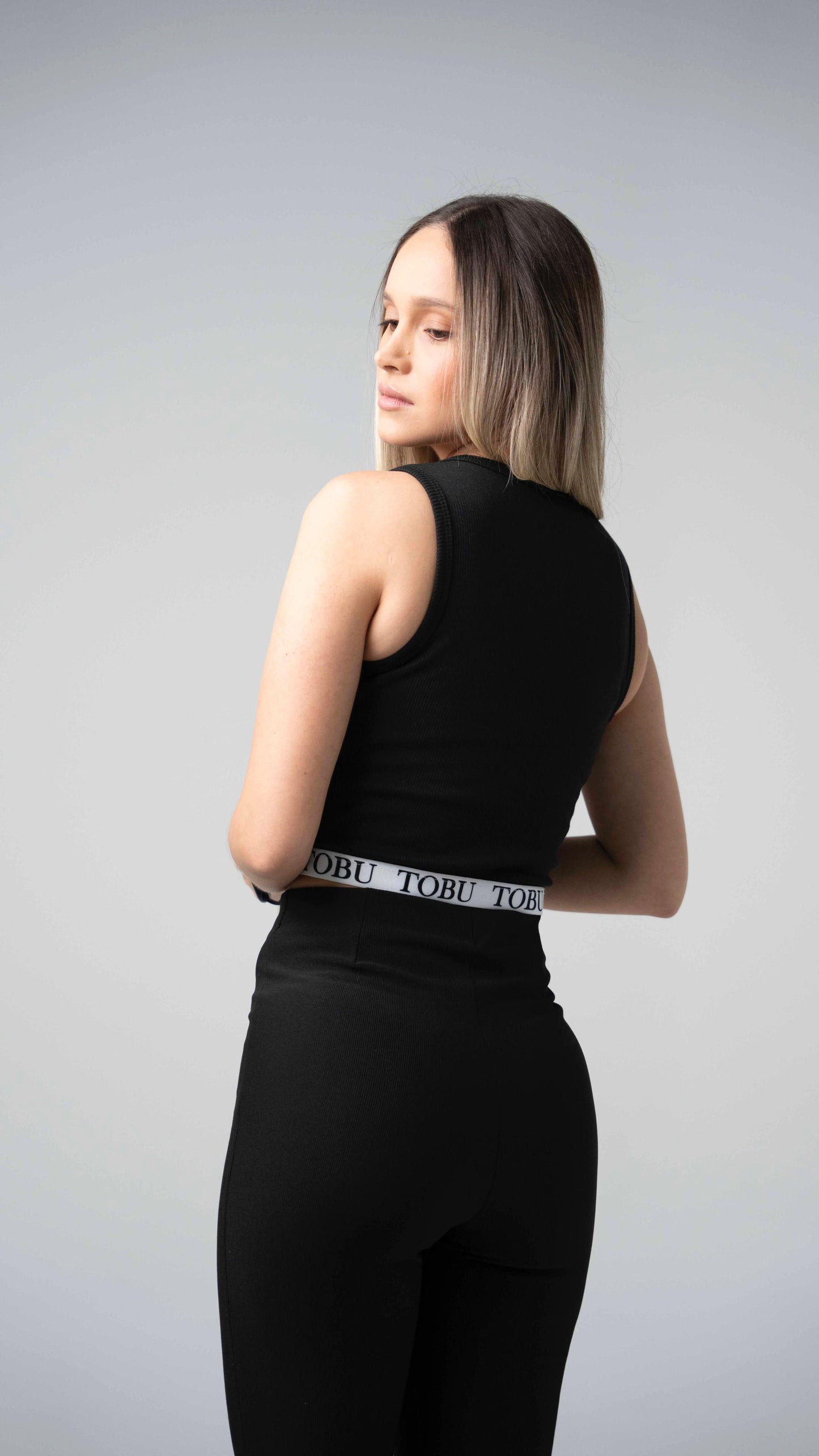 Croptop Negro dama