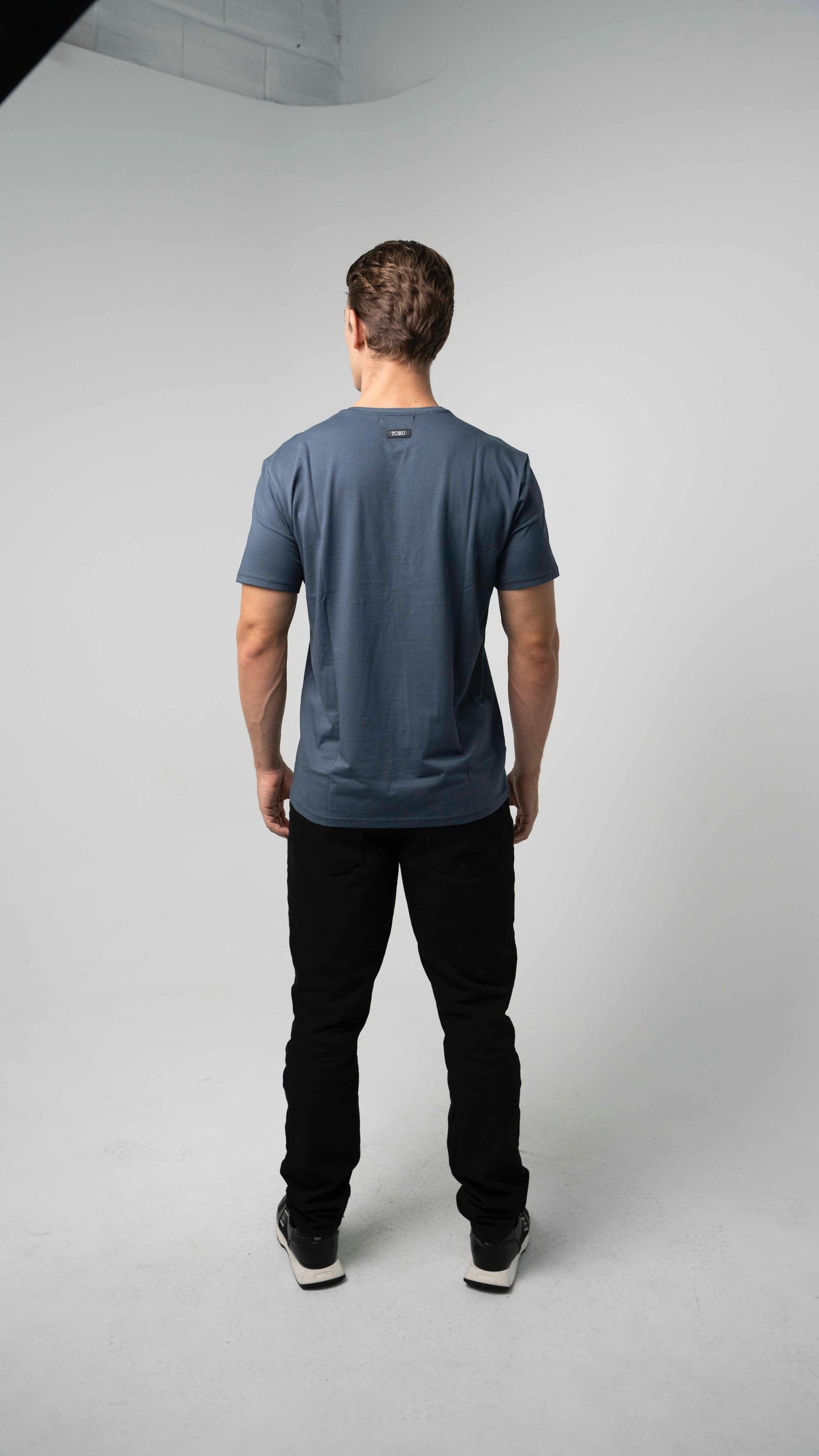 Camiseta Azul Petroleo caballero