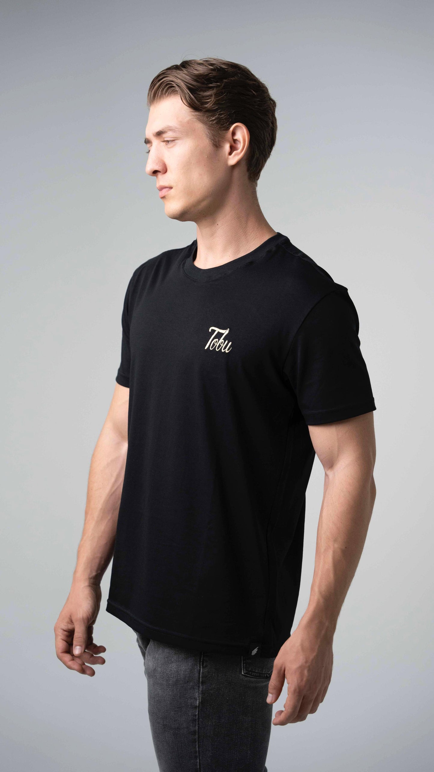 Camiseta Negra Caballero